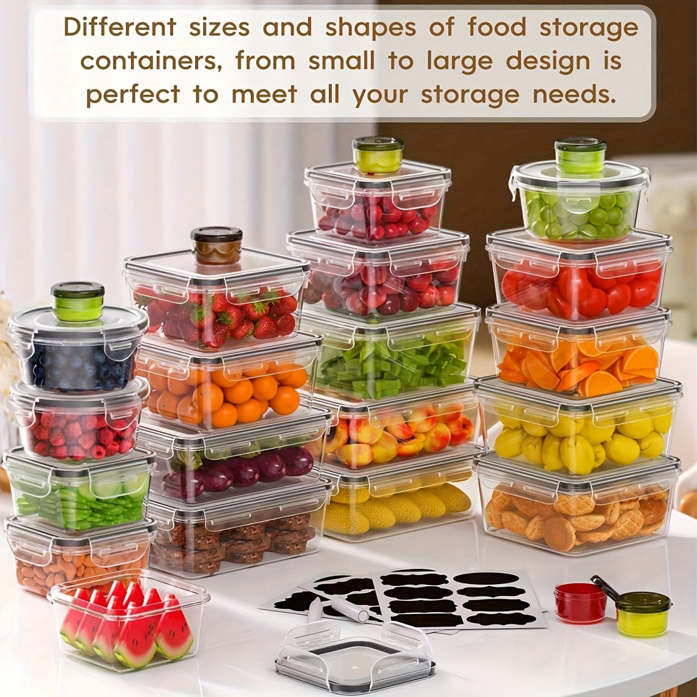 48pcs luxury food storage container set of high quality