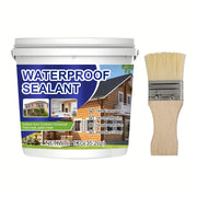 Waterproof Transparent Adhesive - Quick-Dry, Abrasion-Resistant, Multi-Scene Use, Roof Repair Sealant, Transparent Sealant, Leak-Proof Sealant for Outdoor Terraces & Bathrooms