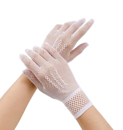 Delicate Lace Fingerless Gloves for Women