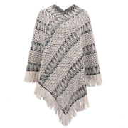 Cozy Striped Cloak Sweater