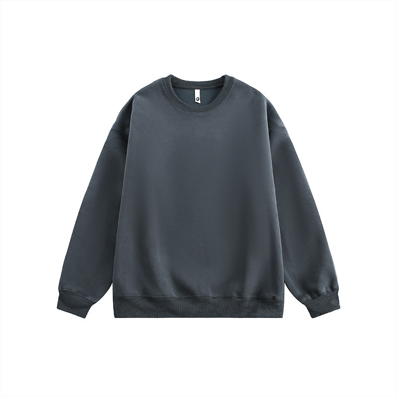 Cozy Loose Long-Sleeve Couple's Pullover Sweatshirt