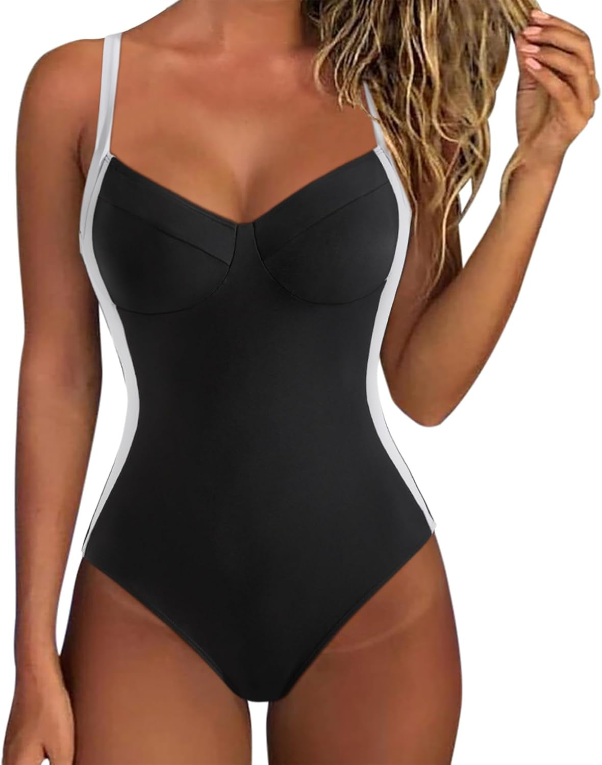 Sleek One-Piece Athletic Swimsuit & Bodybuilding Jumpsuit