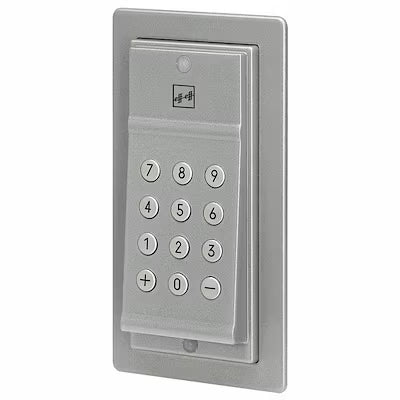 Mini door code entry system with 4-digit keypad