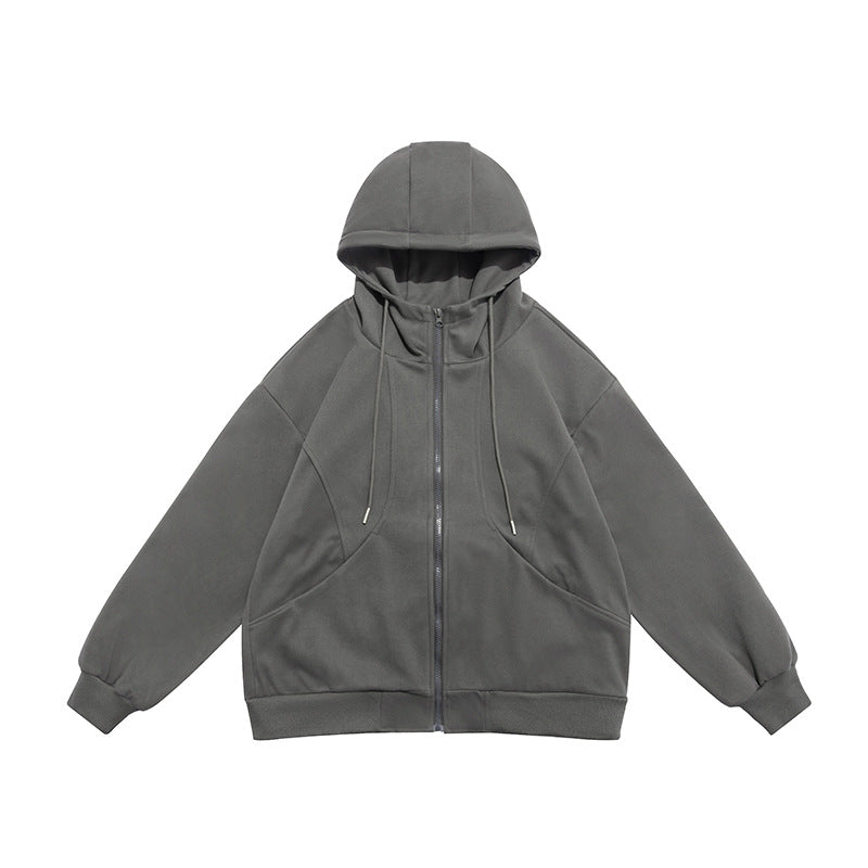 Cozy Matching Couple Hooded Sweatshirt in Solid Colors