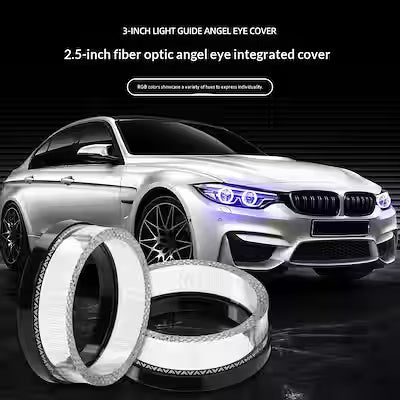 Enhance Night Driving with LED Headlight Decorations