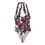 Sweet & Trendy Halter Neck Graphic Print Jumpsuit