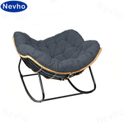 Boss Office Nap Recliner with Thickened Cushion – Rocking Chair