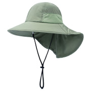 Kids' Sun Protective Beach Hat with Adjustable Side Mesh – Lightweight, Breathable Fisherman Style, Size 13