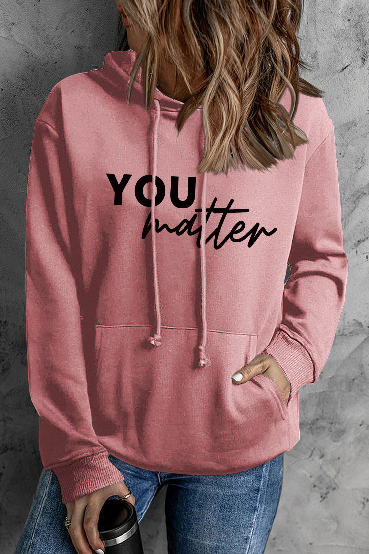 Women's Printed Graphic Pullover Hoodie with Pocket
