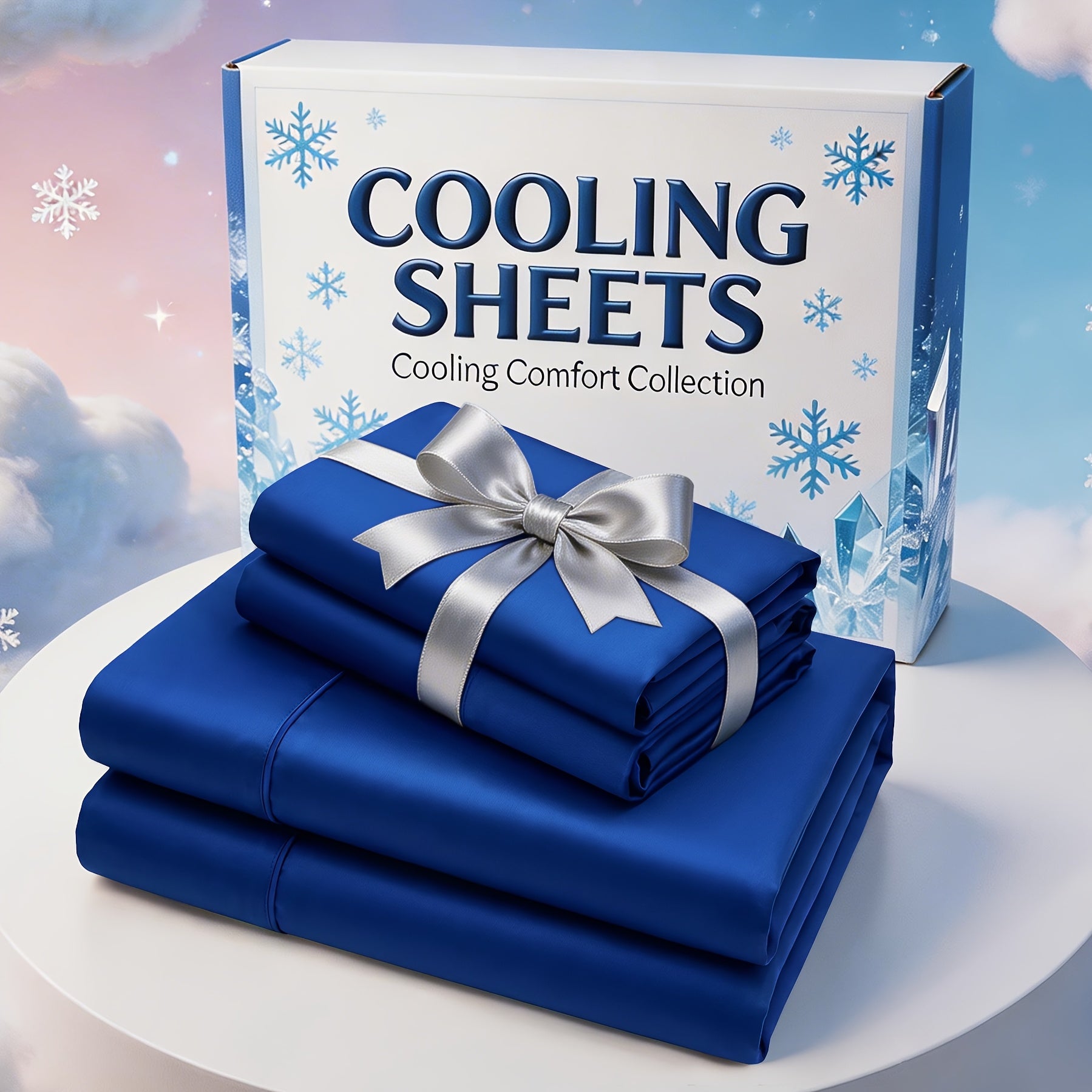 Luxury Extra Deep Pocket Bamboo Fiber Sheet Set – Breathable, Cooling & Wrinkle‑Free