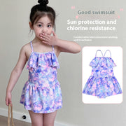 Floral Baby Girl Swimsuit for Beach & Pool Days
