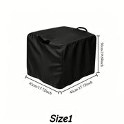 3D Printer Protective Cover – 300D Oxford Fabric, Black/Grey/Silvery, Three Size Options