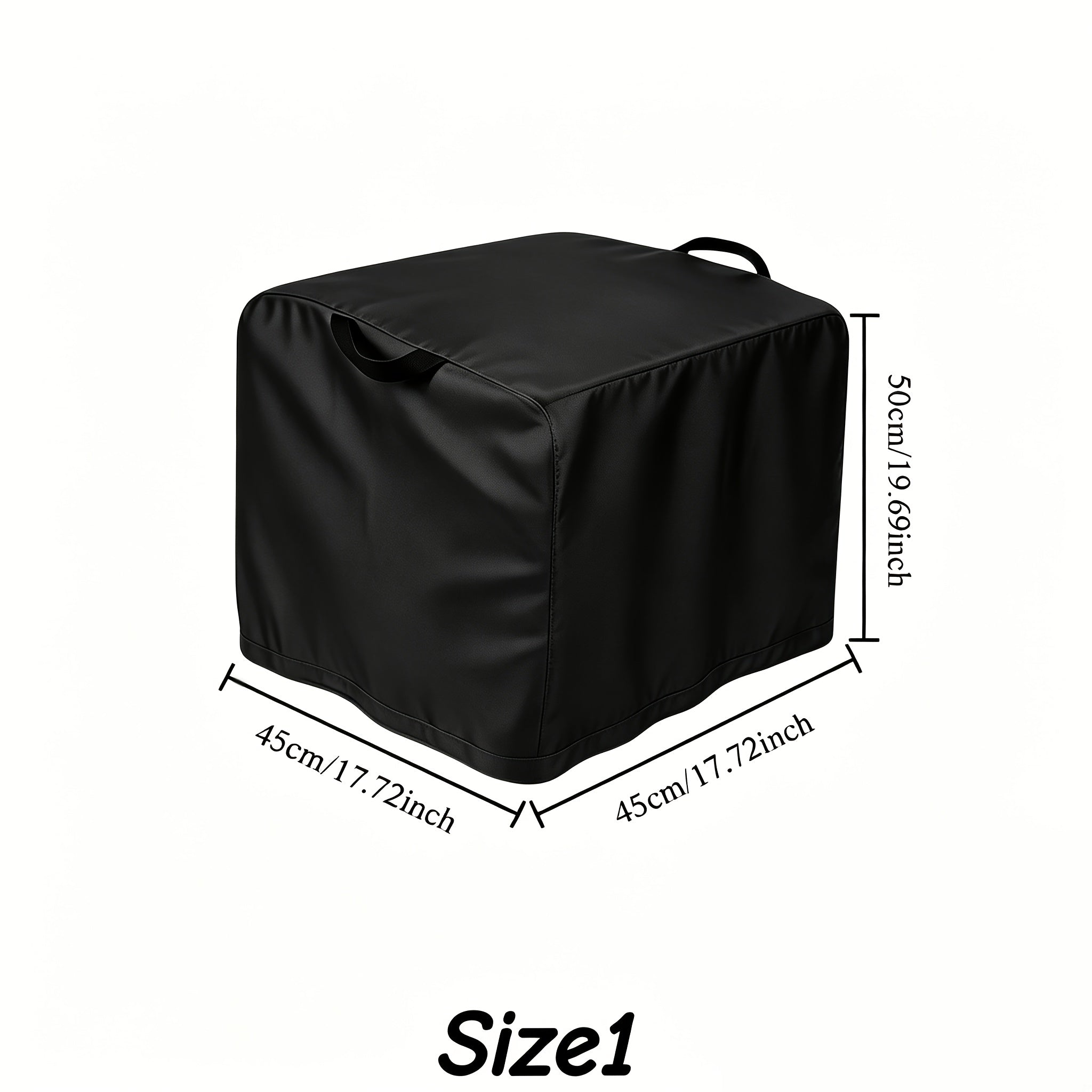 3D Printer Protective Cover – 300D Oxford Fabric, Black/Grey/Silvery, Three Size Options