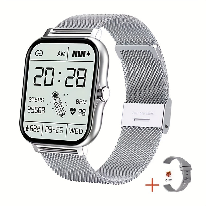 Full Touch HD Smartwatch with Call, SMS, Music Playback and Activity Tracker – iPhone & Android Compatible