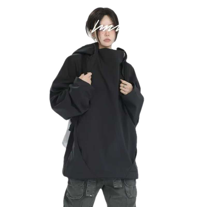 Autumn Solid Color Mechanical Style Design Sense Versatile Casual Jacket