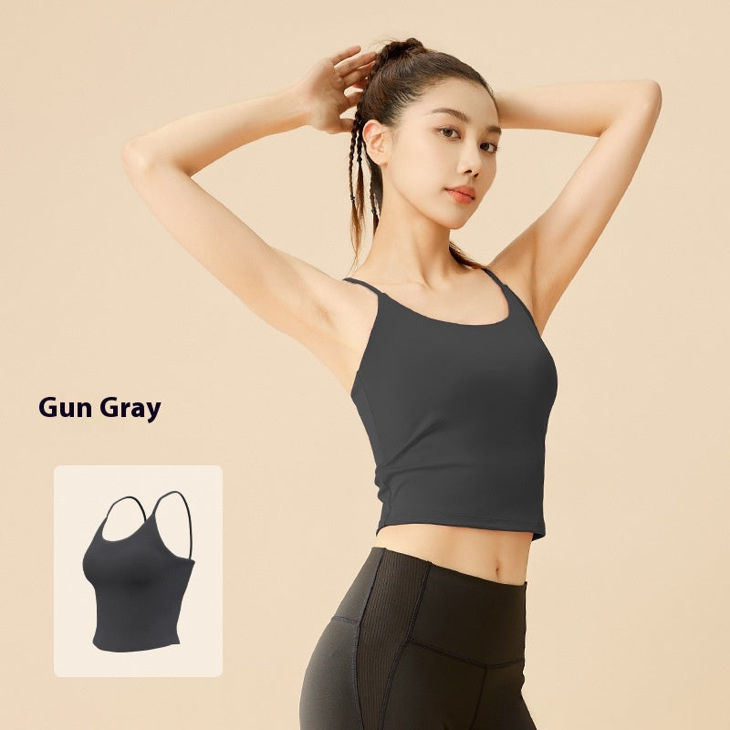 Sling Two-in-one Yoga Bra Vest Tube Top Fitness Vest