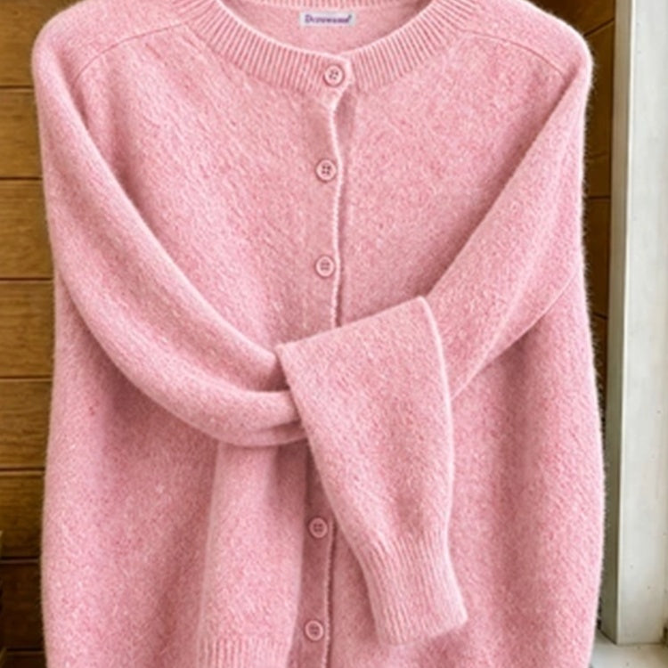 Women's Solid-color Long-sleeved Casual Sweater