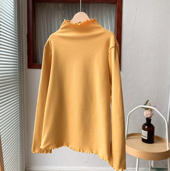 Korean Style Slim-Fit Women's Autumn Winter Bottoming Shirt