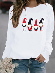 Cozy Letter Print Crew Neck Sweatshirt