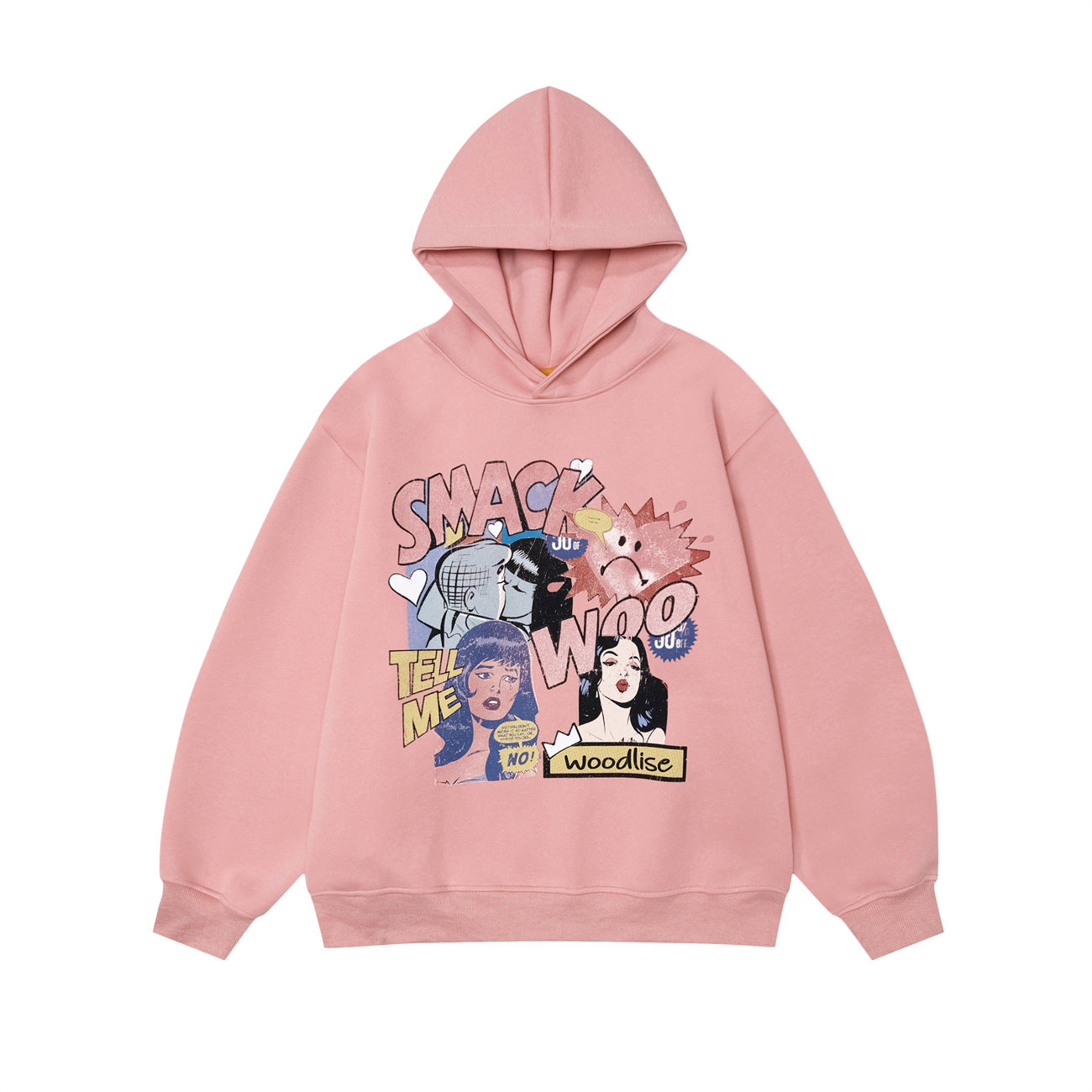 Women's Anime Graphic Loose Hooded Sweatshirt