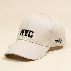 Adjustable embroidered baseball cap for kids with snapback closure