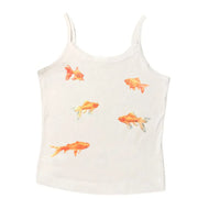 Slim Fit Sleeveless Shirt – Printed Square Collar, Personalized Style