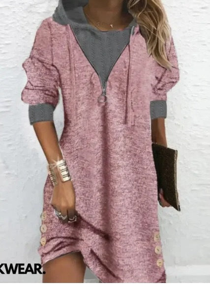 Women's Camo Patchwork Long Sleeve Pullover Top