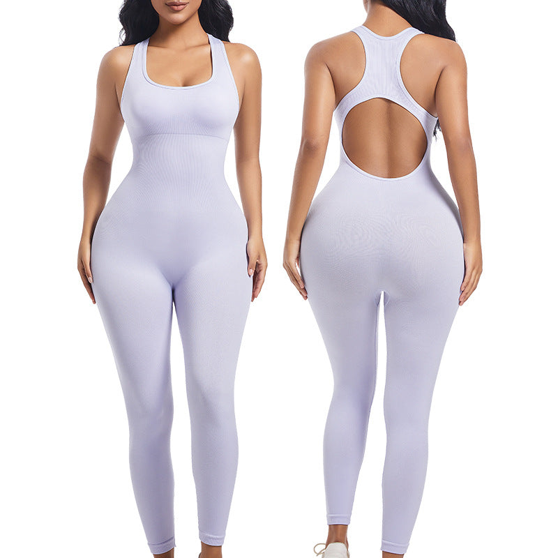 Women's Long Sleeve Shaping Yoga Jumpsuit