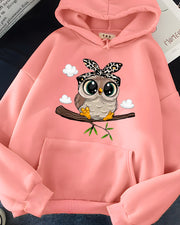 Cute Cartoon Hooded Sweatshirt for Women - Cozy & Casual