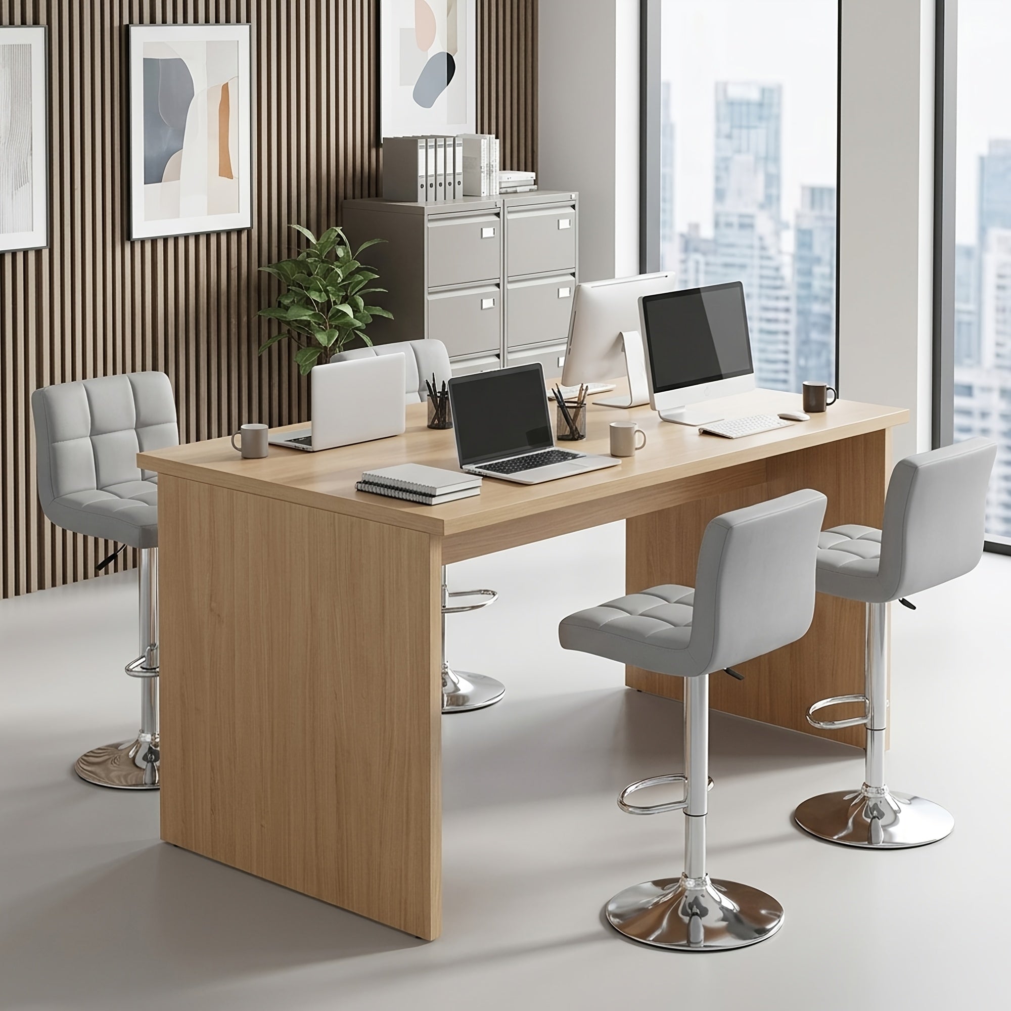 Adjustable Ergonomic Office Chair with Swivel Base