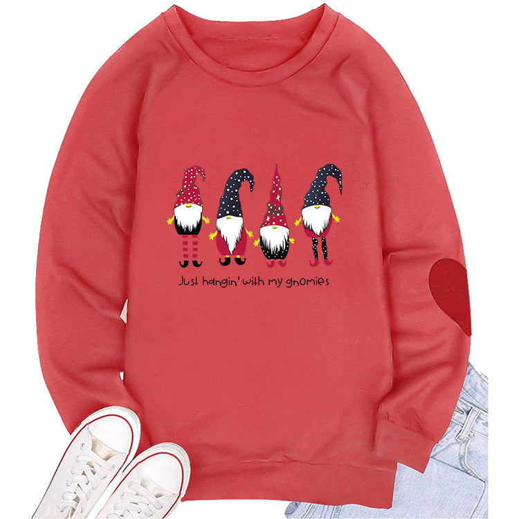 Women's Round Neck Arm Love Sweater