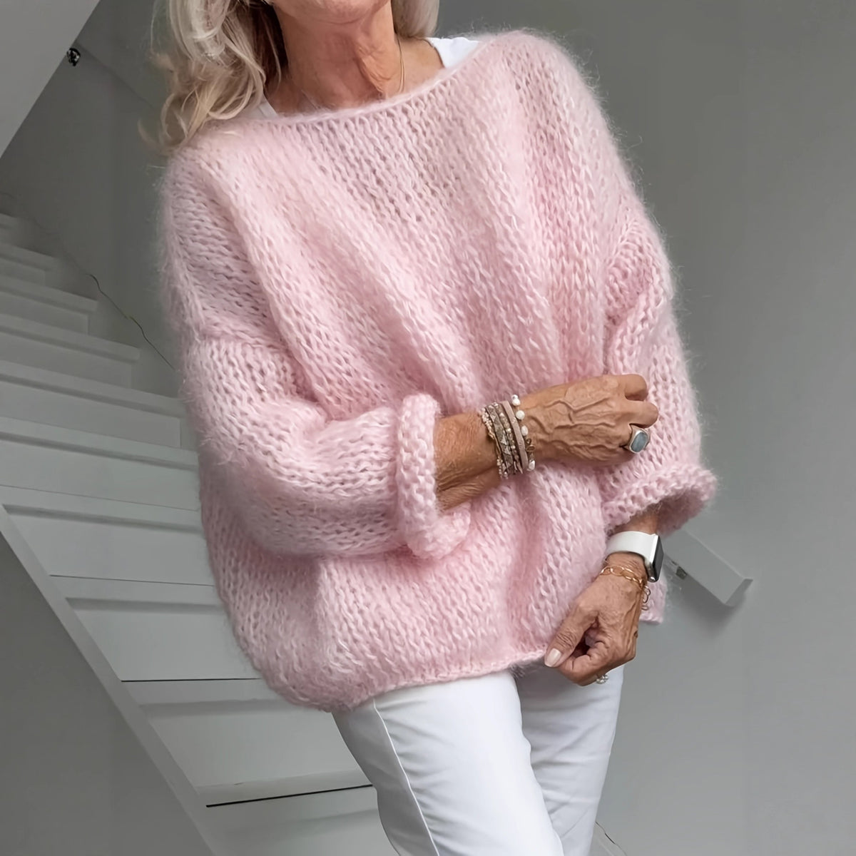 Casual Sweater Women's Knitted Blouse