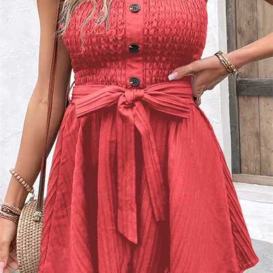 Sexy Casual Solid Tube Top Jumpsuit for Women
