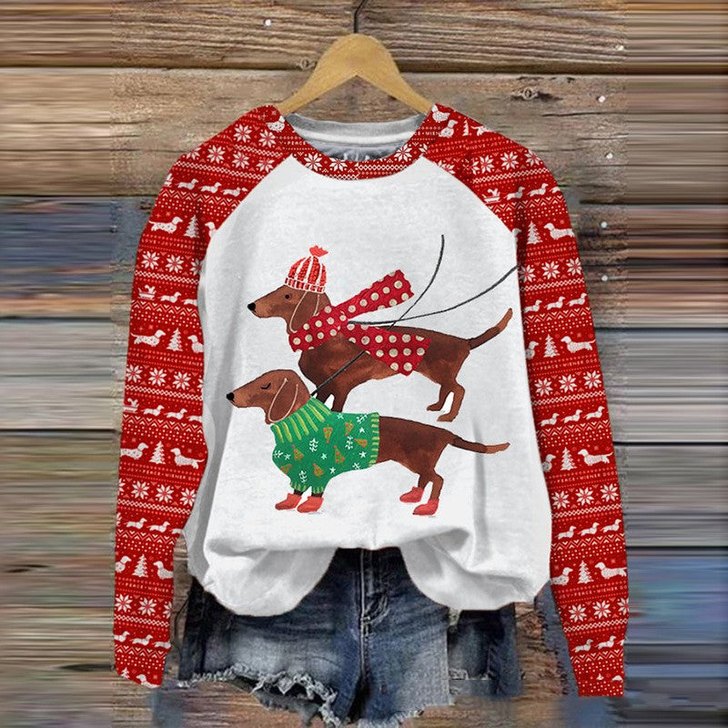 3D Animal Print Casual Pullover Hoodie Sweatshirt