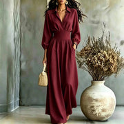 Cinched-Waist Elegant Wide-Leg Women's Jumpsuit