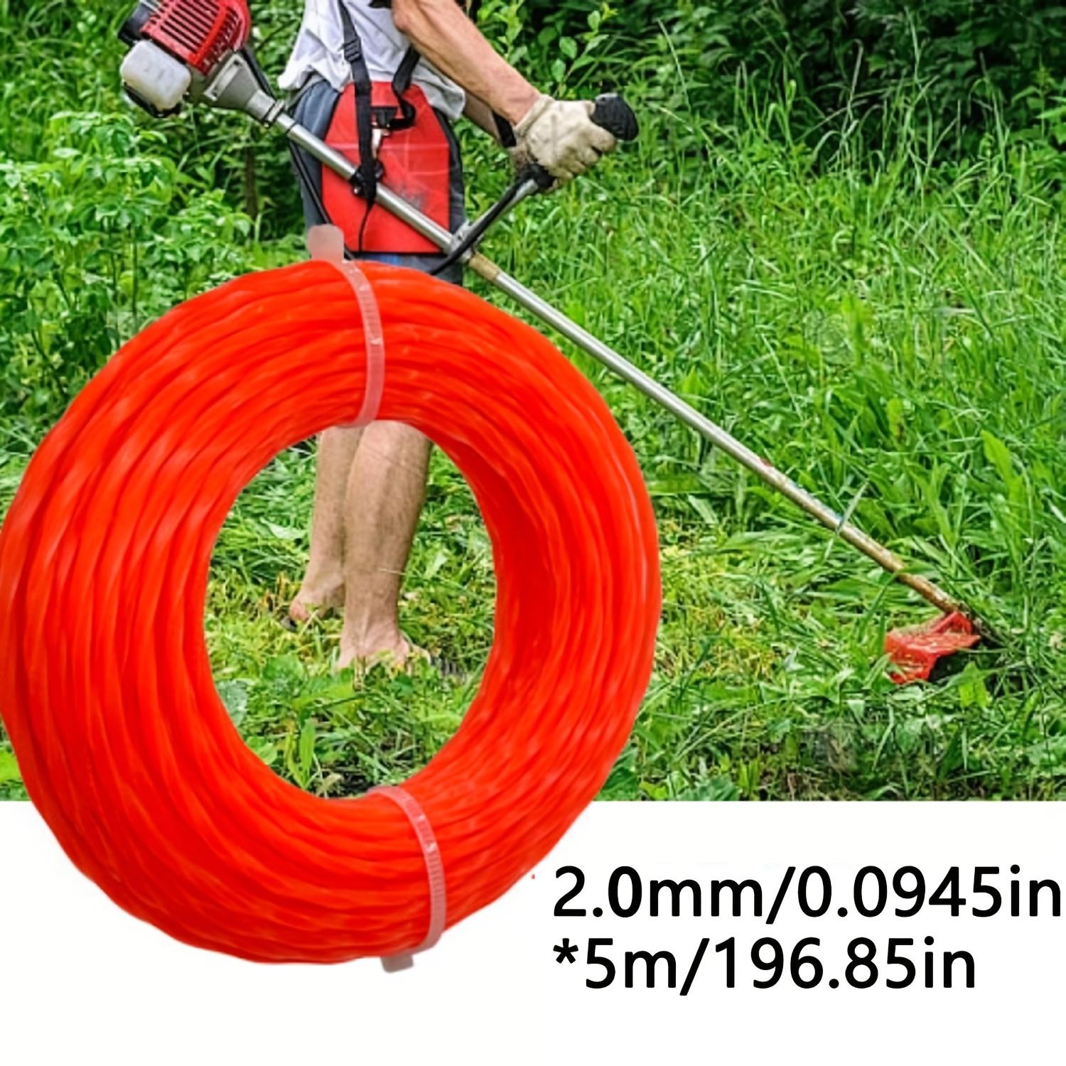 Spiral Nylon Trimming Line – 2.4 mm Thick, Available in 196.9 in, 393.7 in or 590.6 in Lengths