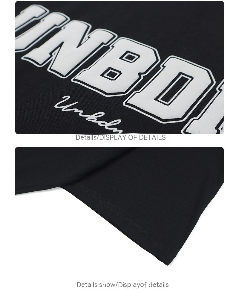 Retro Letter Graphic Short Sleeve Casual Streetwear Tee