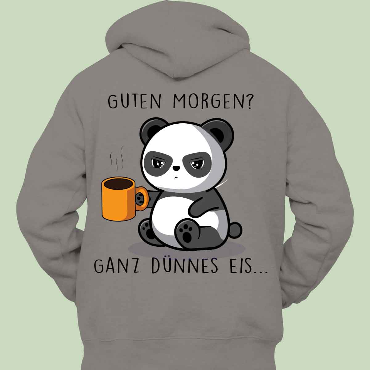 Cute Printed Loose Hooded Sweatshirt for Women