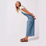 Women's Casual Strappy Denim Jumpsuit & Romper