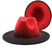 Gradient Woolen Top Hat for Women