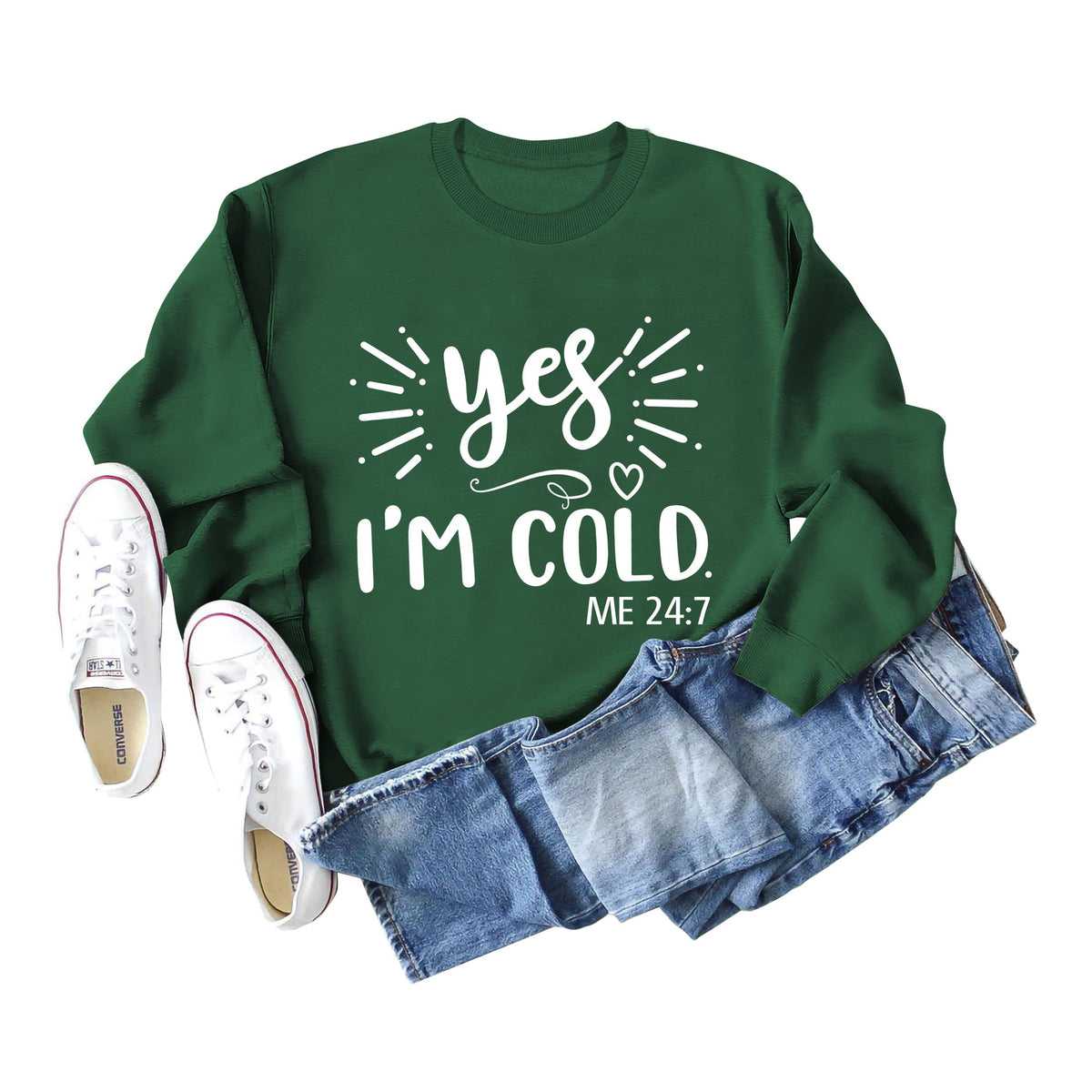 Plus-Size Long-Sleeve Casual Pullover Sweater