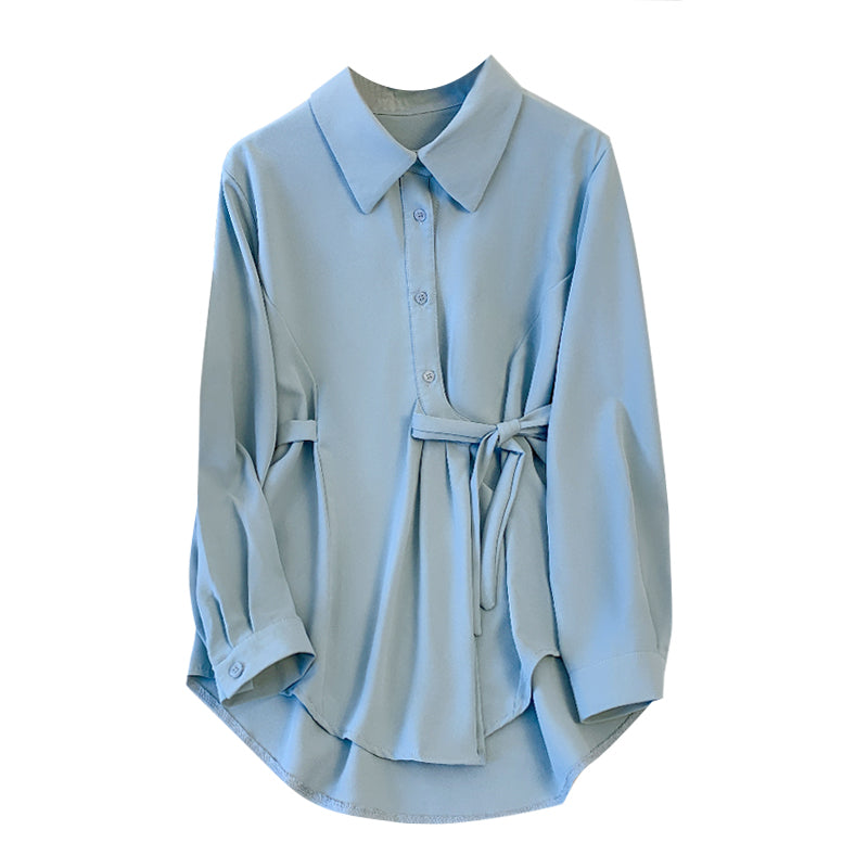 Large Lazy Style Long Sleeved Shirt For Women