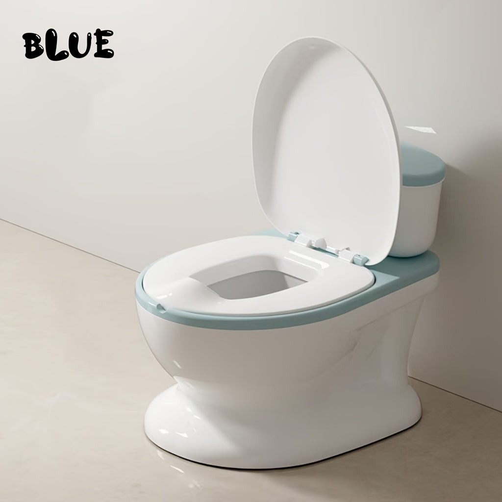 Portable Children's Potty Training Seat – Durable Plastic with Soft Edges, Realistic Design