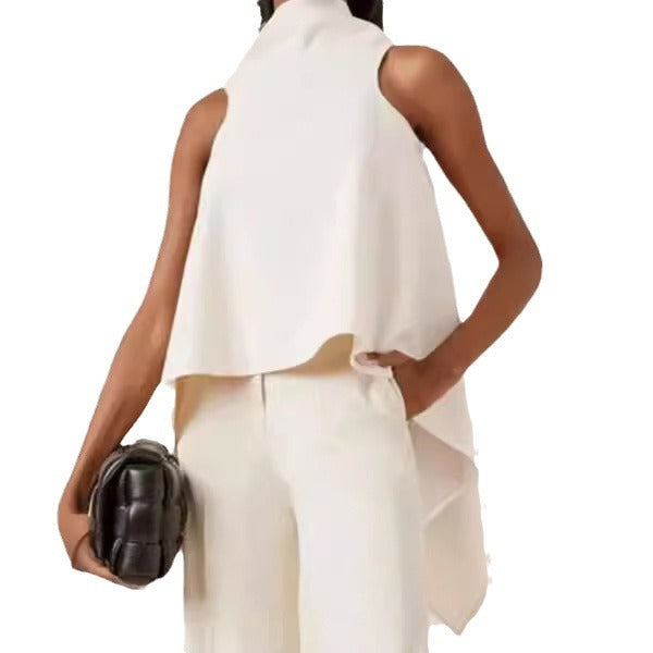 Women's Irregular Hem Sleeveless Streetwear Top