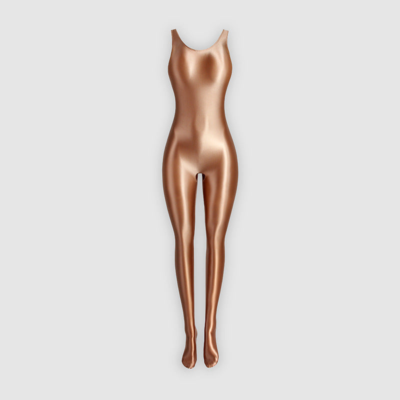 Glossy Stretch Women's Jumpsuit & Bodysuit