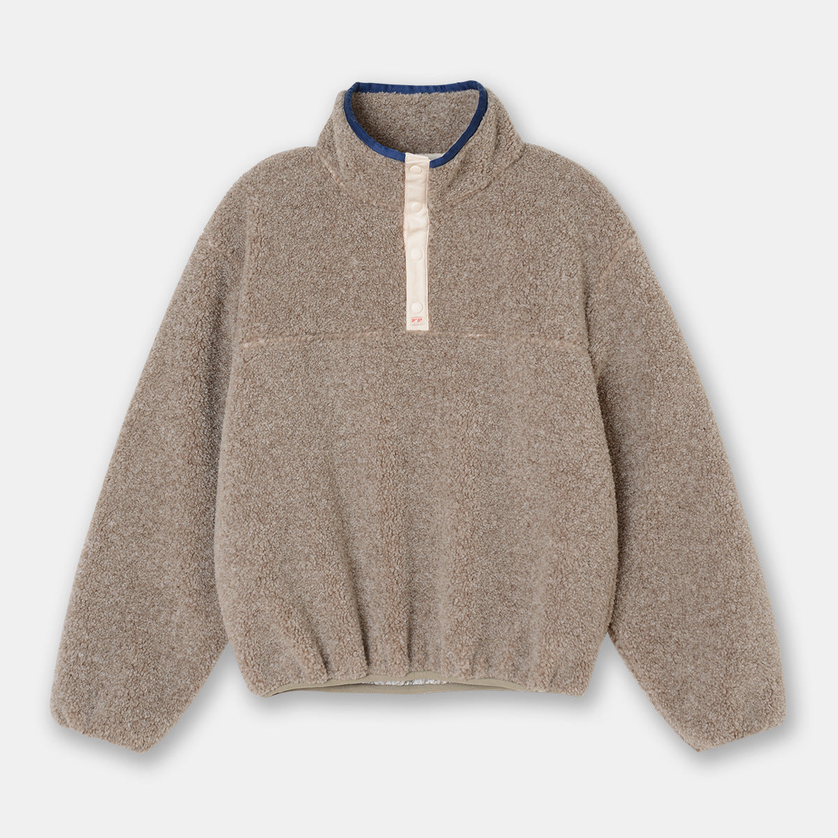 Cozy Lamb Wool Lapel Pullover Plush Sweatshirt