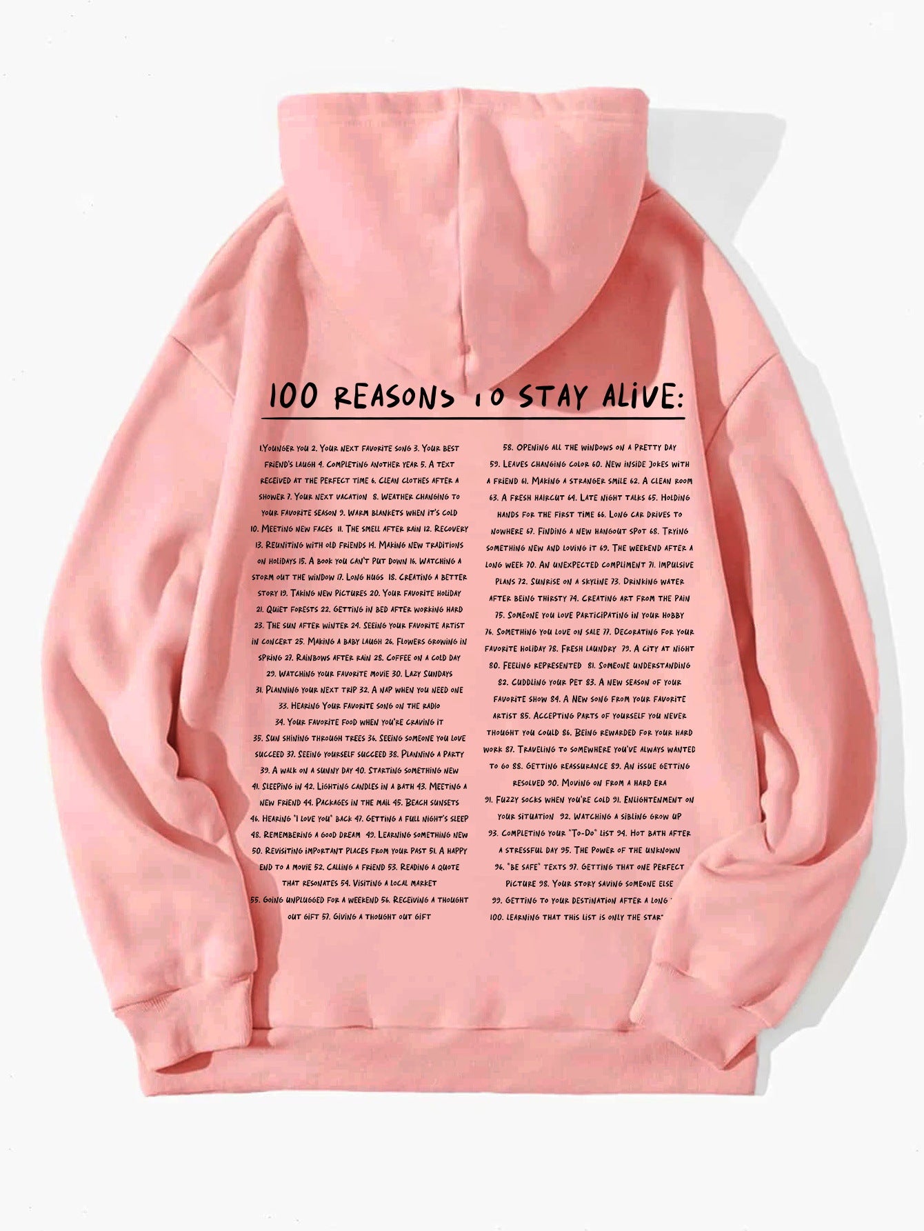 Cozy Fleece-Lined Letter Print Hoodie with Pockets