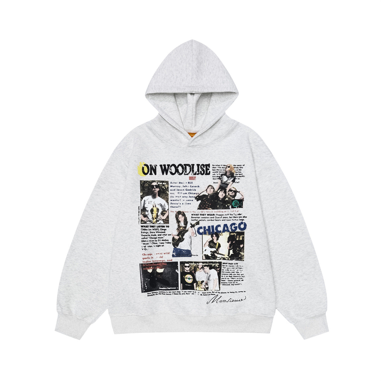 Retro Loose Hooded Sweater for Women