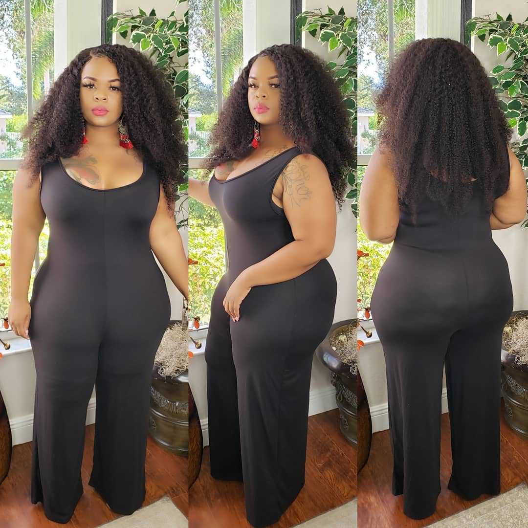 Round Neck Sleeveless Wide Leg Pants One-piece Nightclub Uniforms