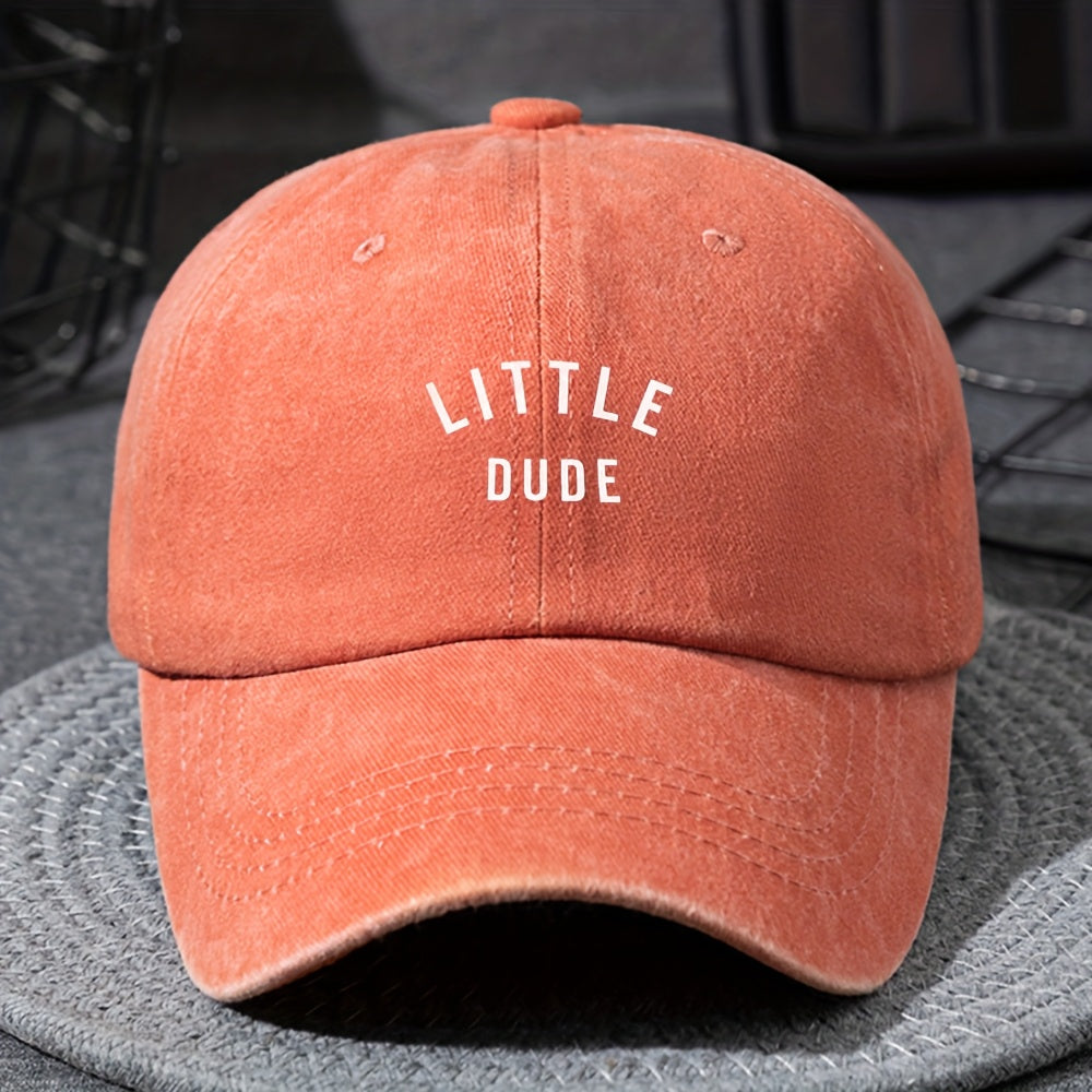 Printed Washed Vintage Baseball Cap for Kids
